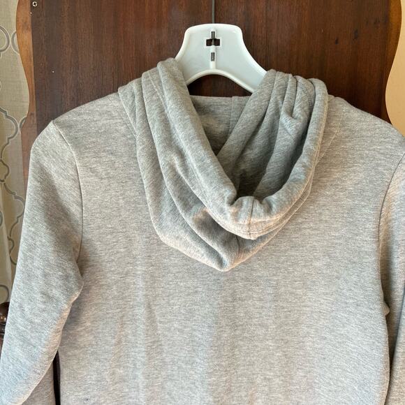 CALVIN KLEIN gray hooded tunic sweatshirt dress SIZE small - Picture 7 of 11